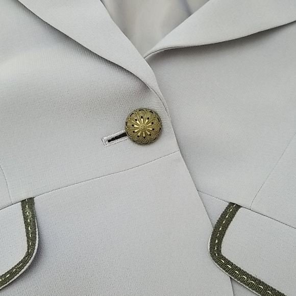 NWT Tahari Levine Connie Lavender Blazer Size 8 - Picture 5 of 8